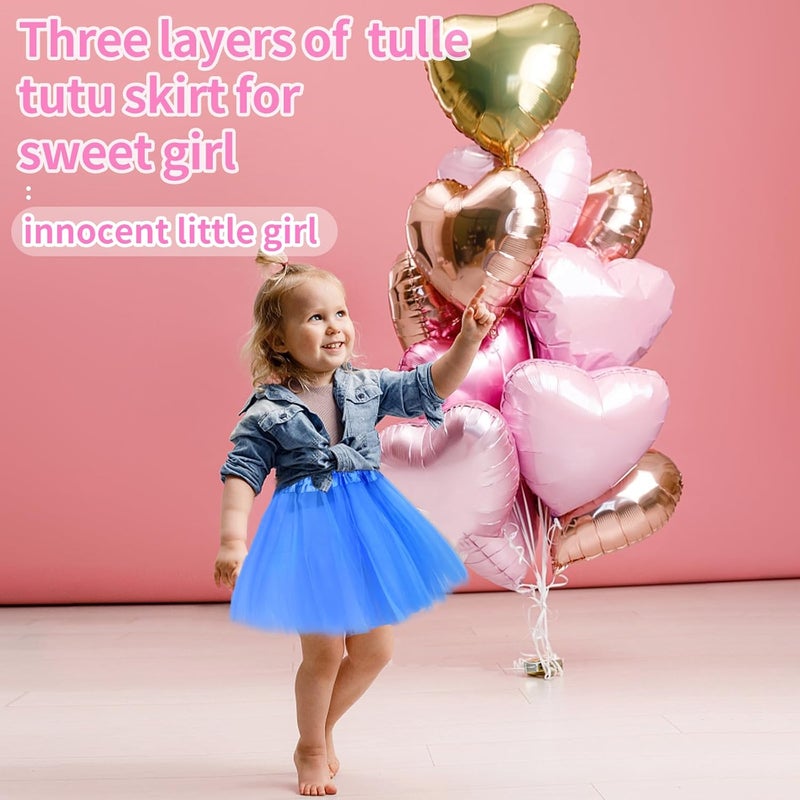 Lainlight Store Tutus for Girls 3 Layered Tulle Tutu Skirts for 4-12 Year, Birthday Dance Halloween Cosplay Party Supplies - Image 4